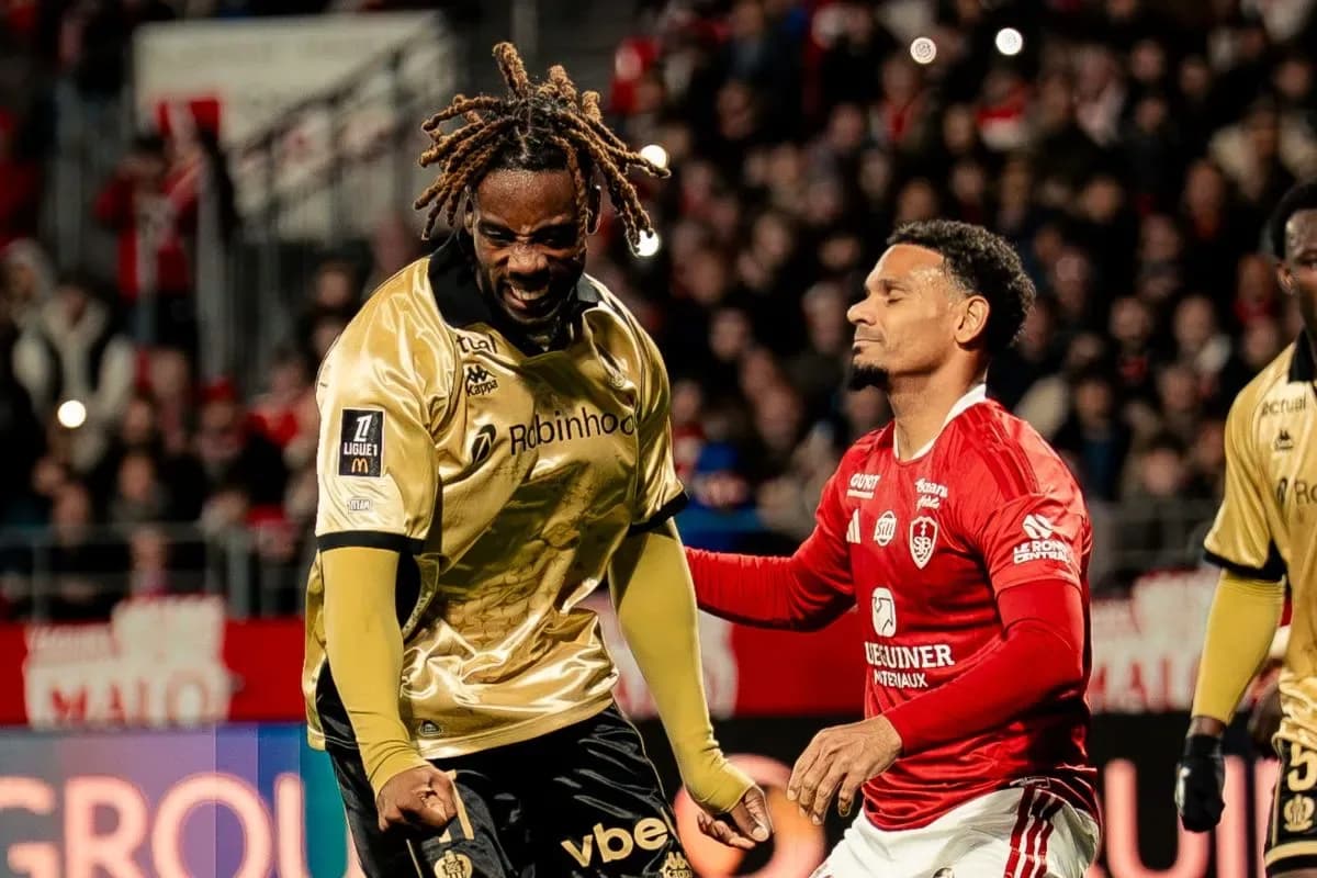 Nice Bangkit dan Menang 2-1, Penalti Brest Gagal Mengubah Akhir Laga