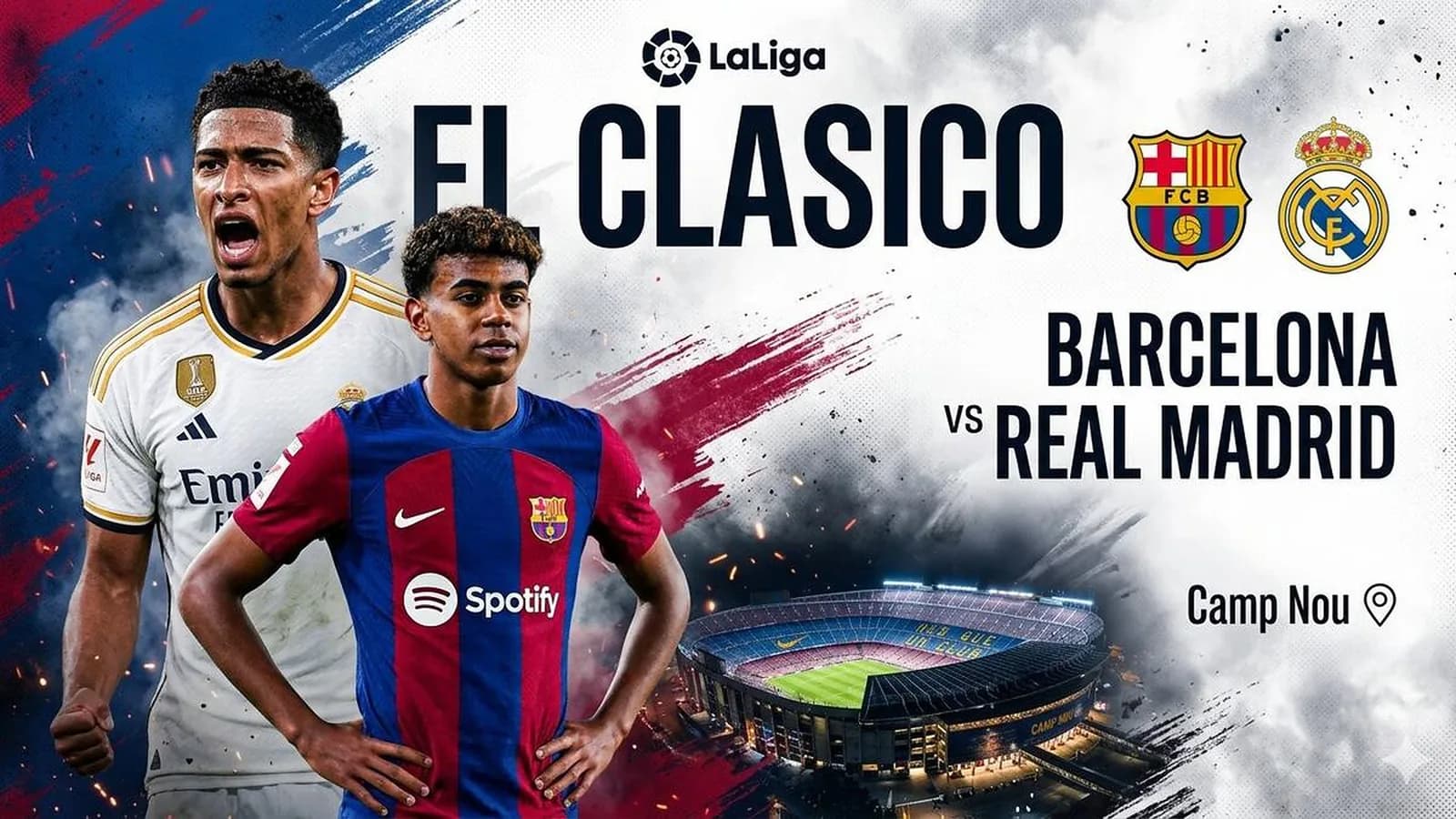 El Clásico Membara! Barcelona dan Real Madrid Berebut Takhta, Siapa yang Bakal Tumbang?