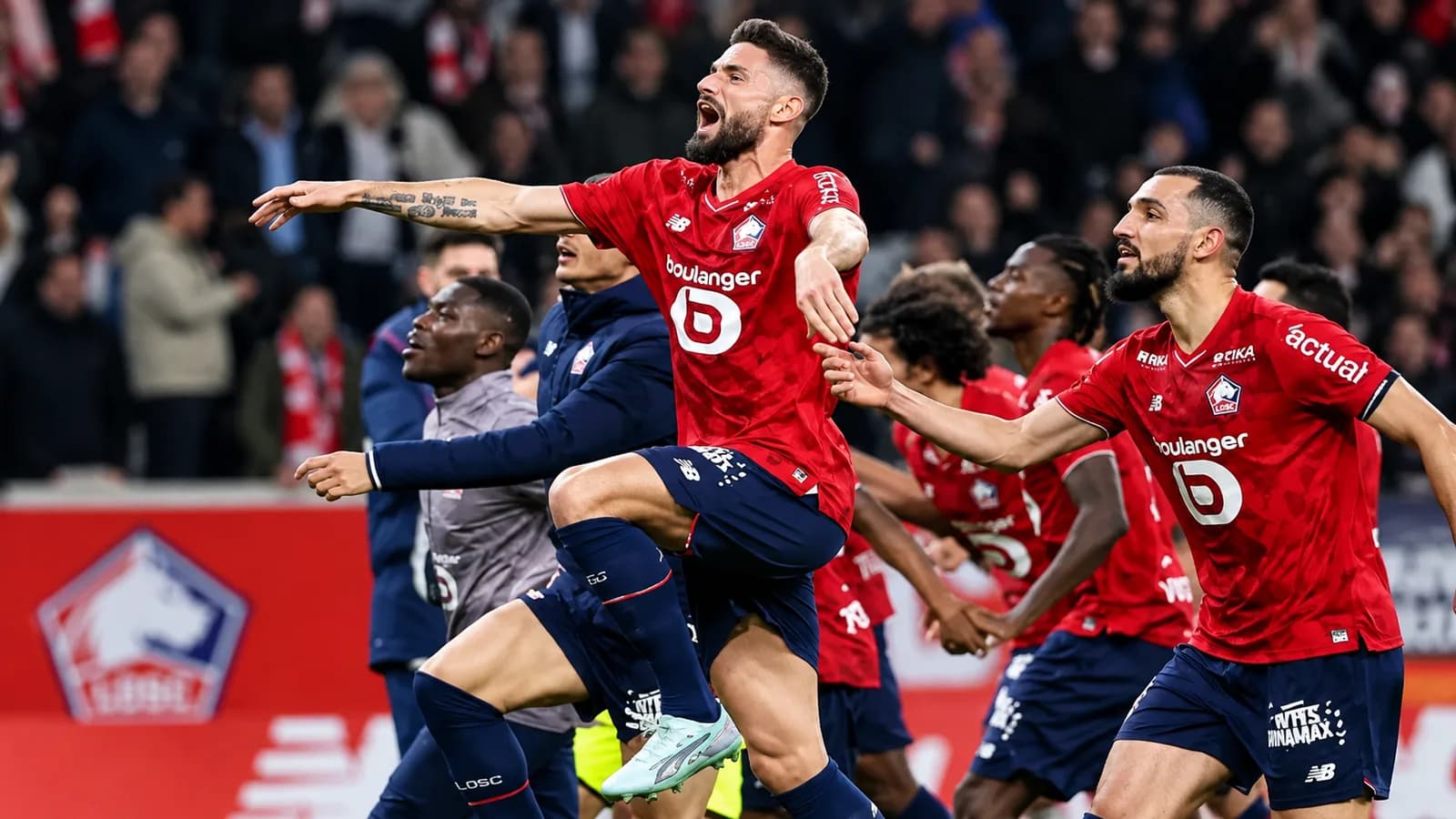 Giroud Menangkan Derby Panas, Lille Rebut Posisi Kedua Usai Tundukkan Lens