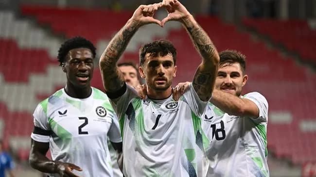 Laga Irlandia Vs Austria Sampai Terhenti! Bola Tenis Dan Bendera Palestina Masuk Lapangan