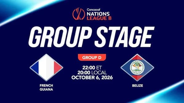 Belize Vs Guyana Prancis! Nations League Concacaf Lanjut Malam Ini