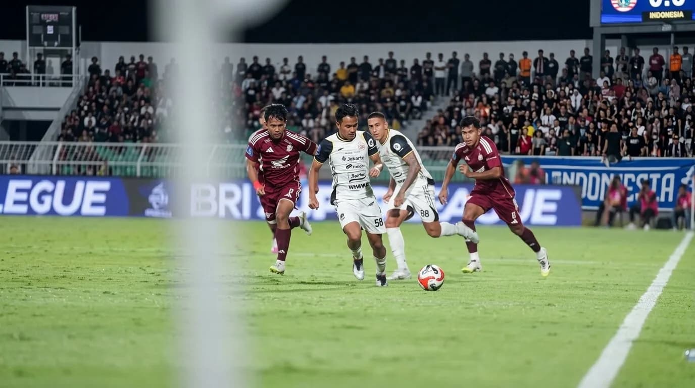 PSM Makassar Menang 6-0, Persija Berbagi Poin