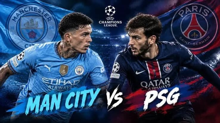 Manchester City vs PSG, Duel Dua Raksasa Eropa Jadi Sorotan